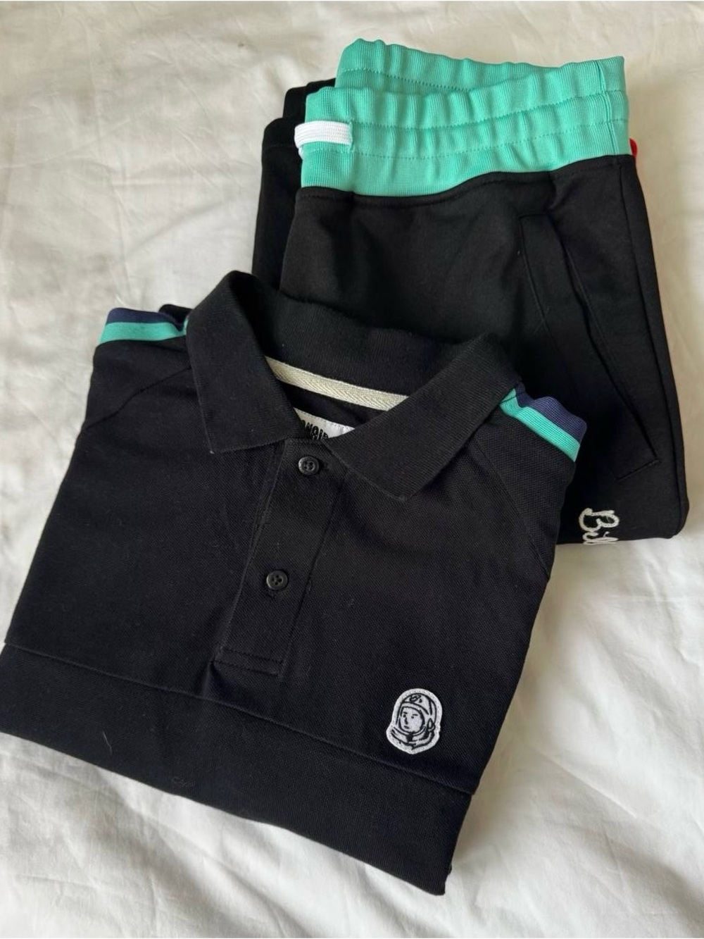 Set of Billionaire Boys Club Men's Polo Shirt and Pant Joggers Size Medium